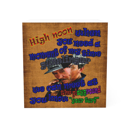high noon - note cube (brown papyrus)