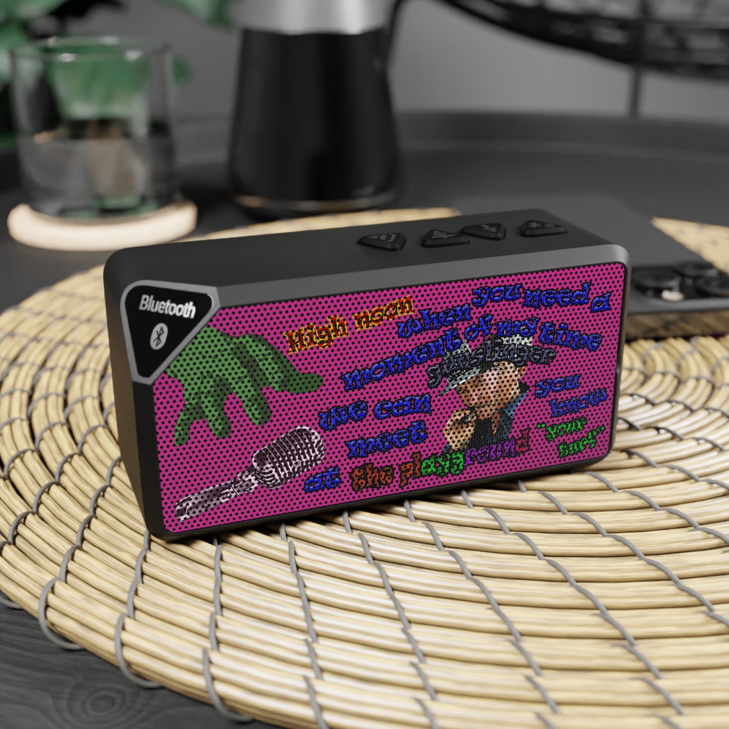 high noon - Jabba Bluetooth Speaker (pink)