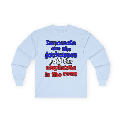donkeys and elephants - Ultra Cotton Long Sleeve Tee
