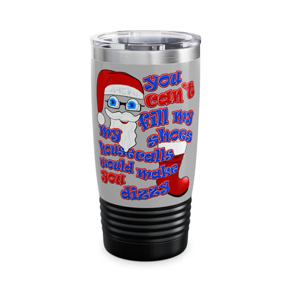 santa's shoes - Ringneck Tumbler, 20oz (light grey)