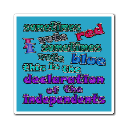 declaration of the independents - Magnets - (turquoise)