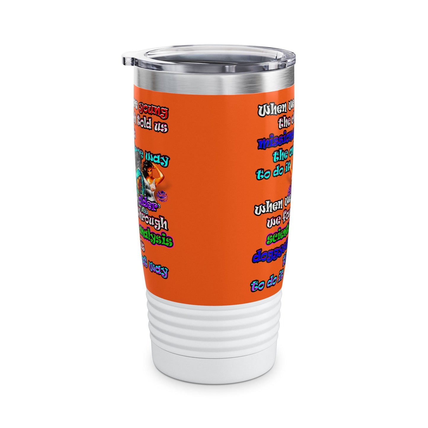 doggystyle - Ringneck Tumbler, 20oz (orange)