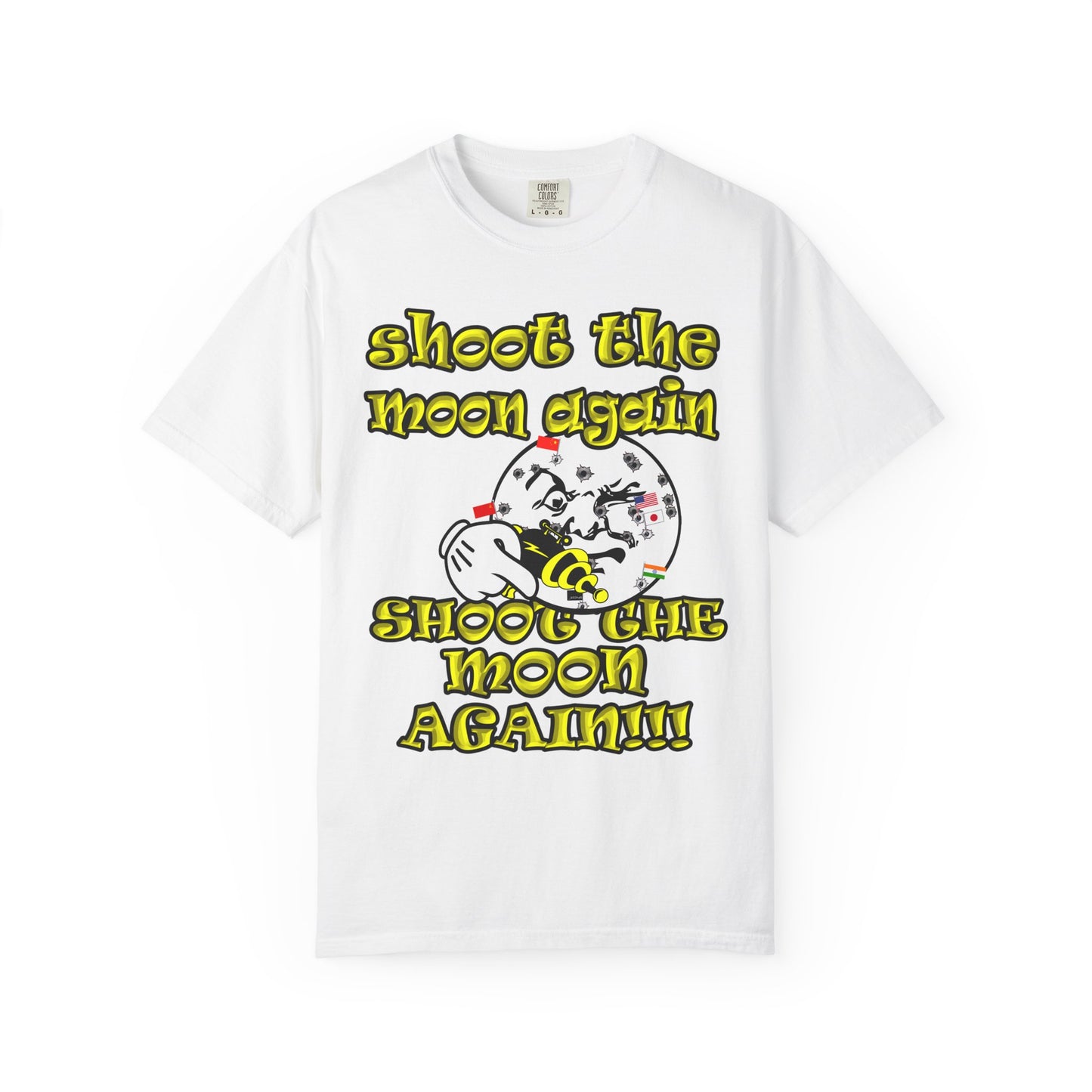 shoot the moon again - Unisex Garment-Dyed T-shirt