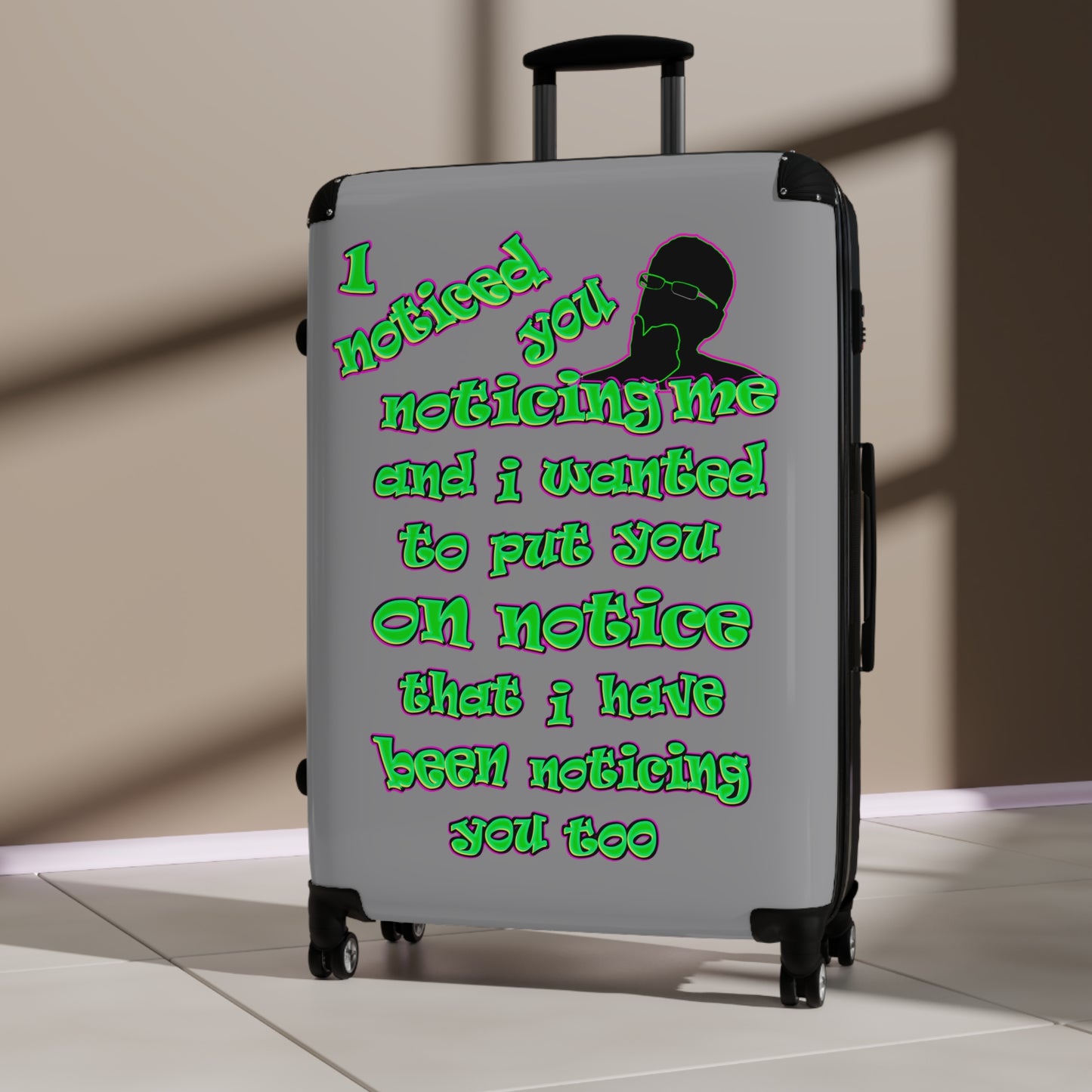 noticed you noticing - Suitcase (grey)