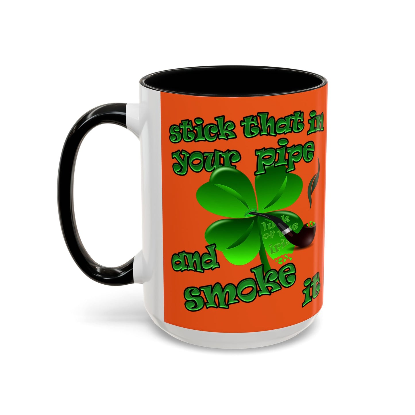 celtics logo - Accent Mug (orange)