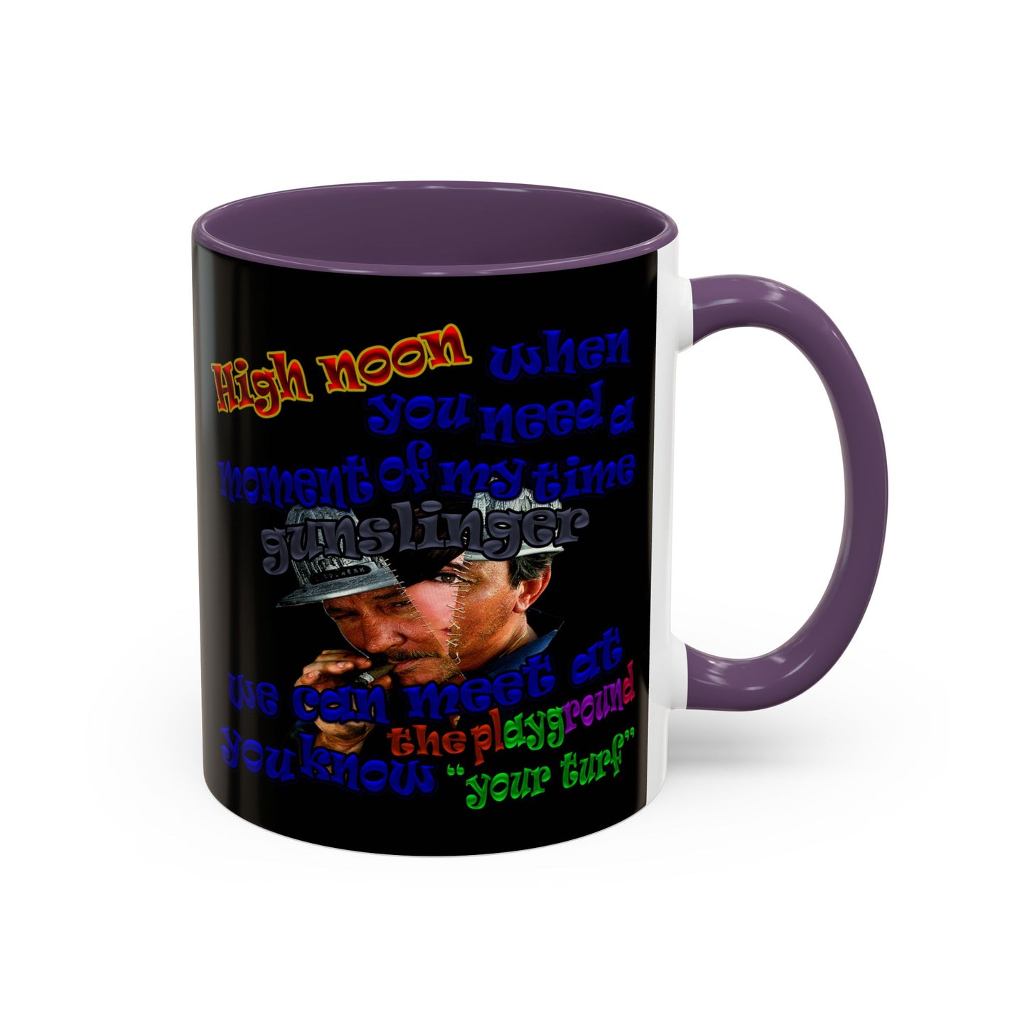 high noon - Accent Mug (black)