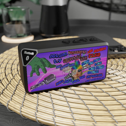 drop the beat - Jabba Bluetooth Speaker (purple-pink wave)