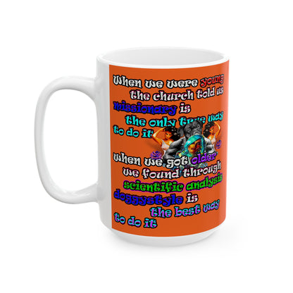 doggystyle - White Mug (orange)