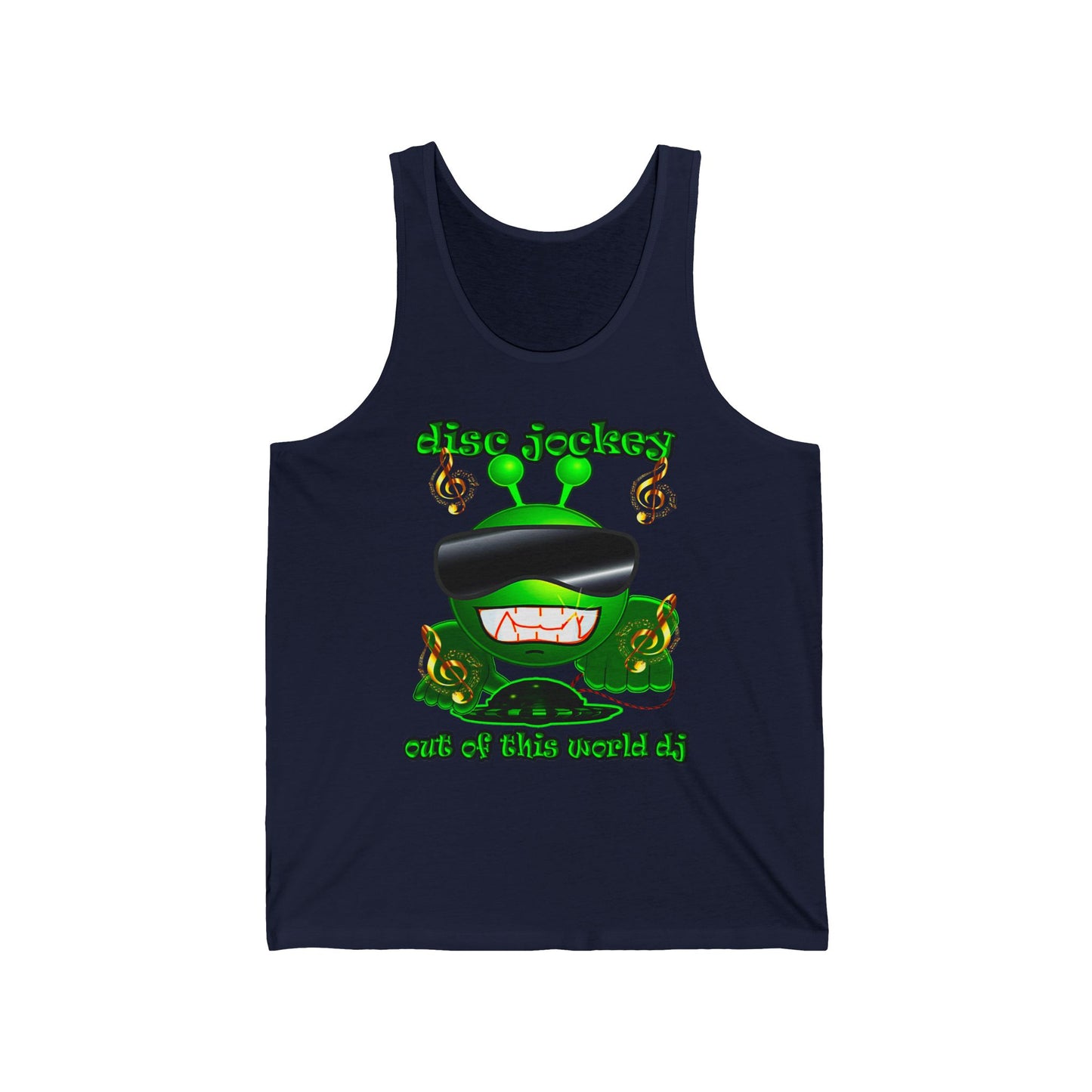 disc jockey - Unisex Jersey Tank