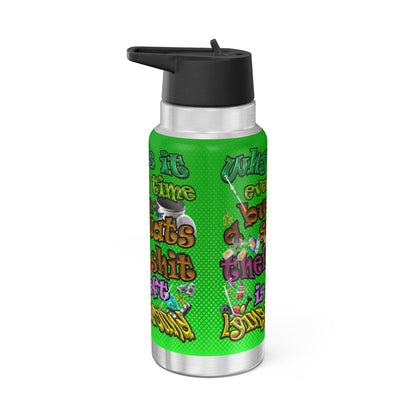 the bum's shit - Gator Tumbler, 32oz (logo green)