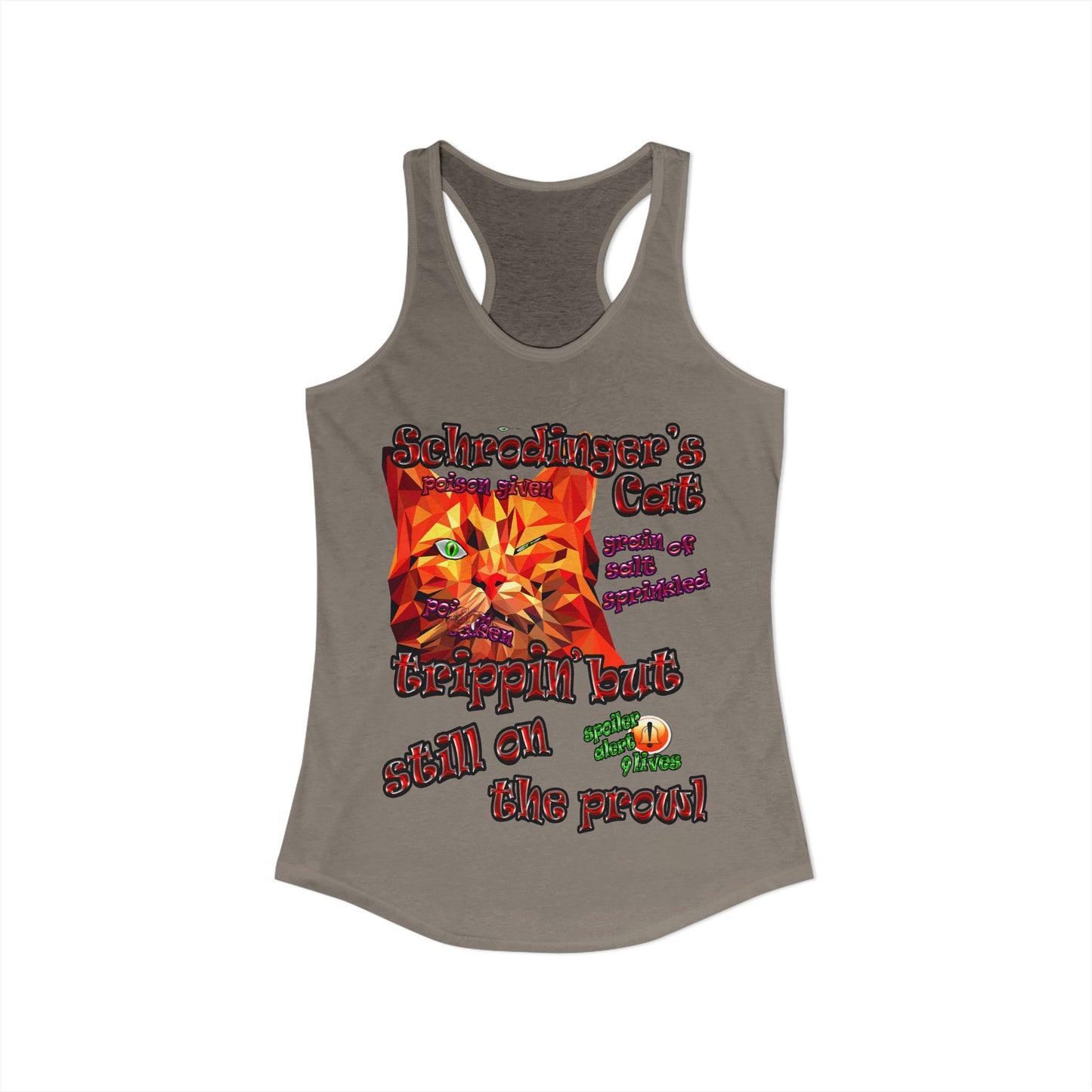 schrodinger's cat - Women's Ideal Racerback Tank