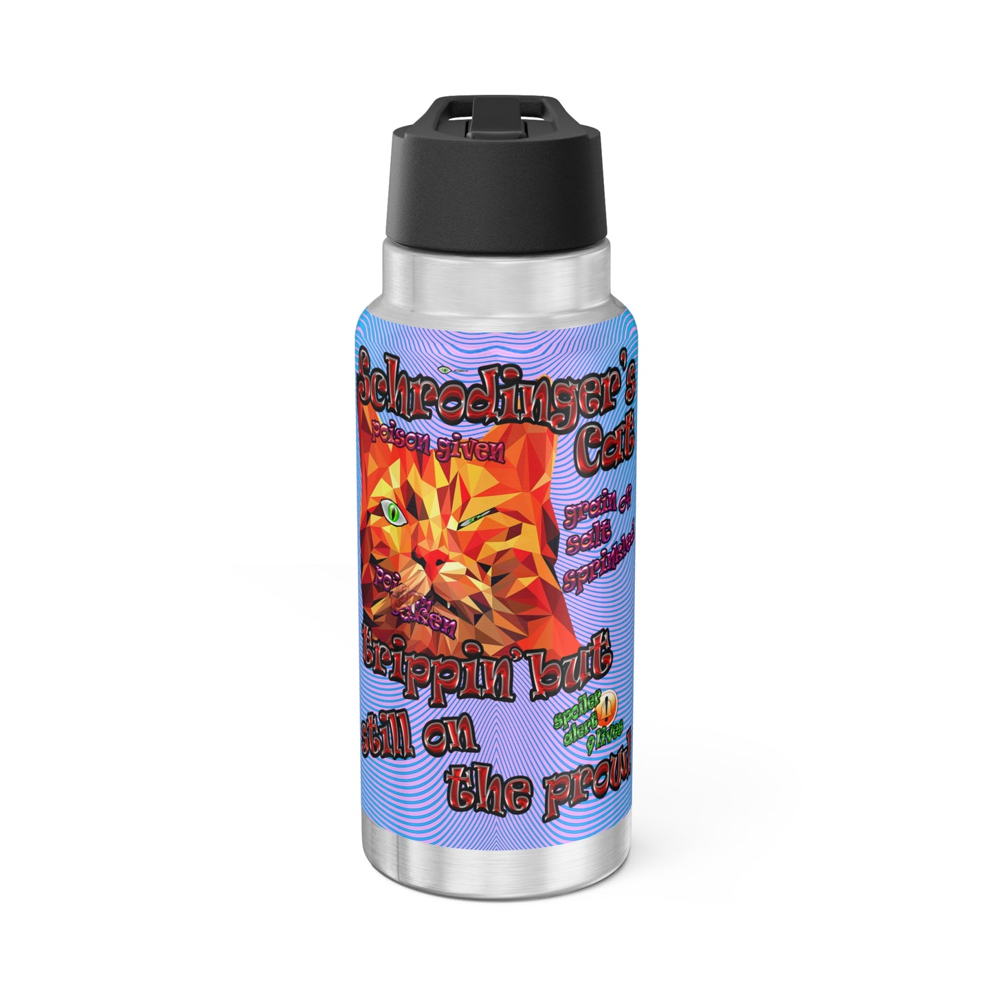 schrodinger's cat - Gator Tumbler, 32oz  (light blue-purple wave)