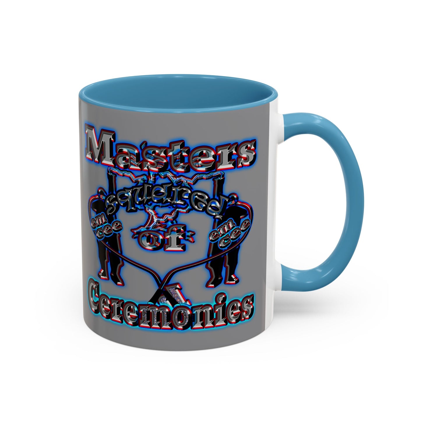 em cee squared - Accent Mug (grey)