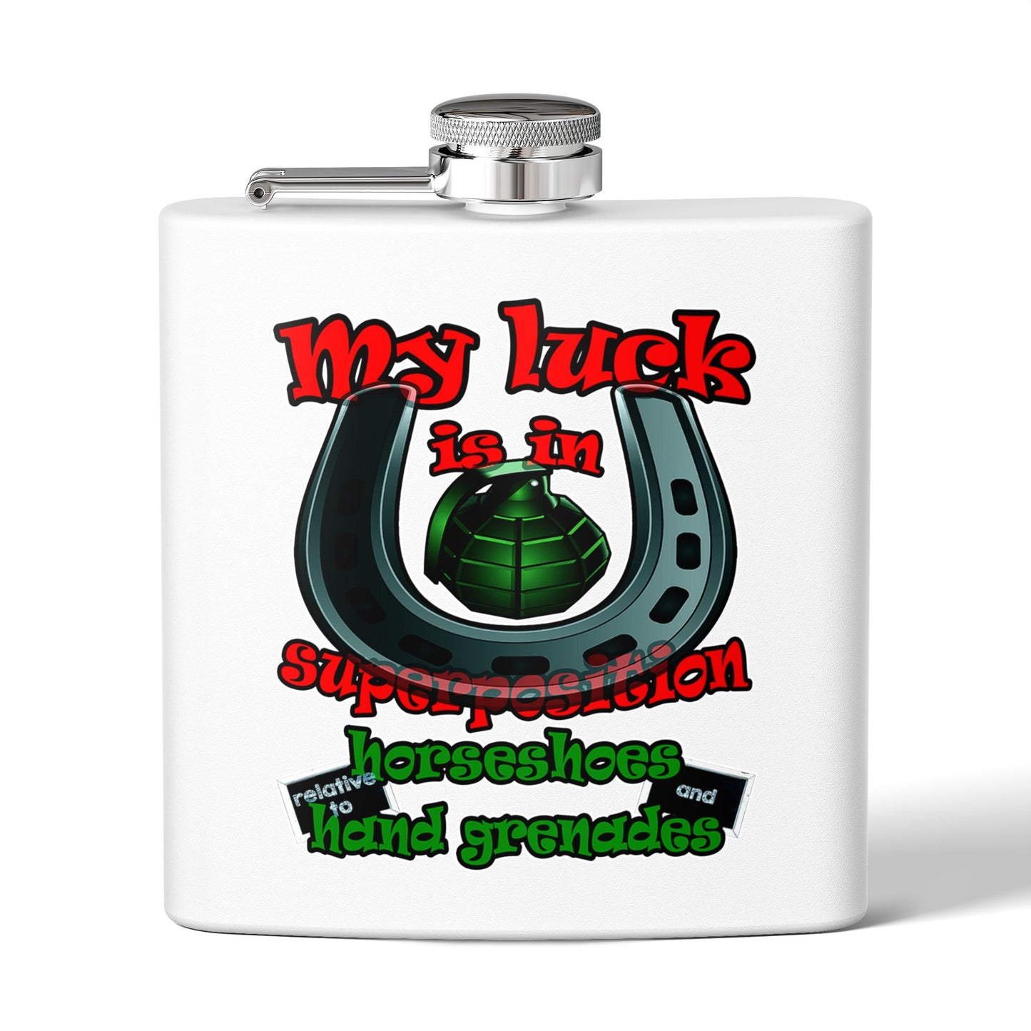 my luck - Stainless Steel Flask