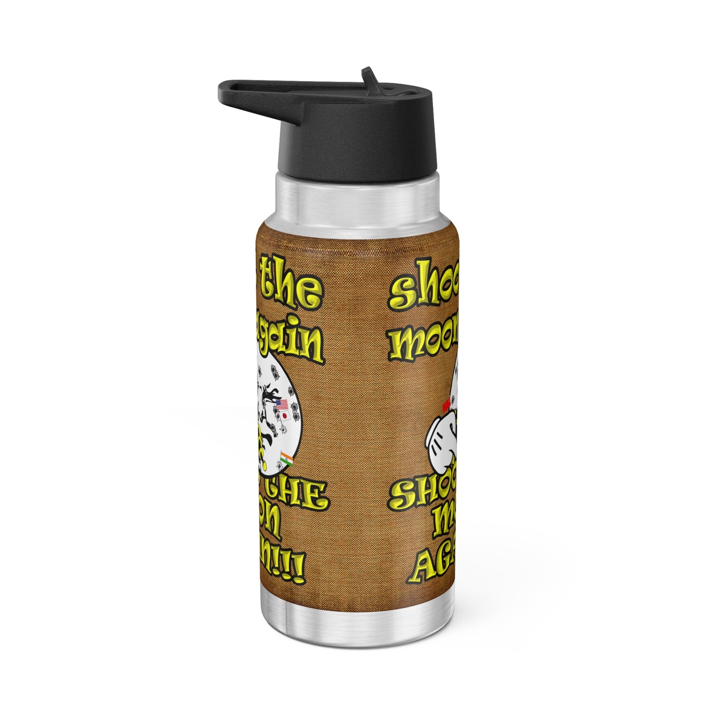 shoot the moon again - Gator Tumbler, 32oz  (brown papyrus)