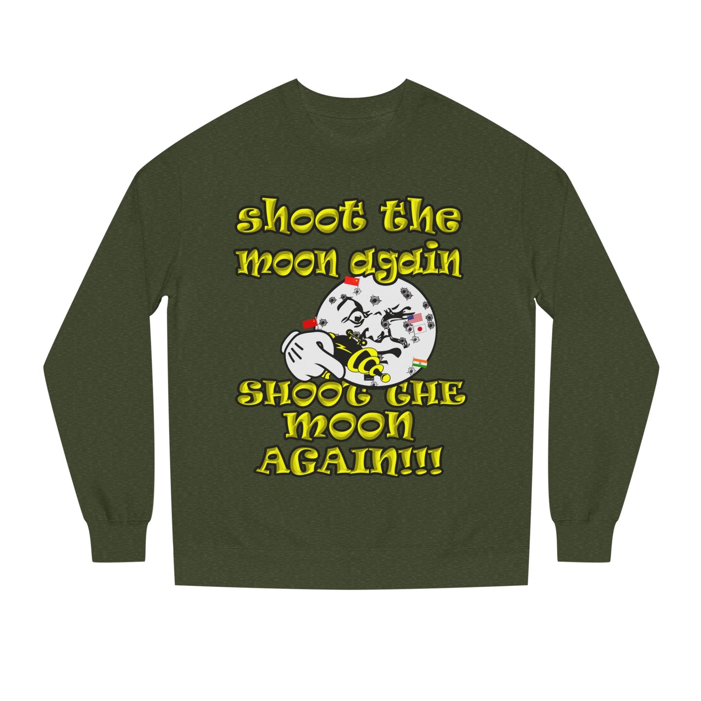 shoot the moon again - Unisex Crew Neck Sweatshirt