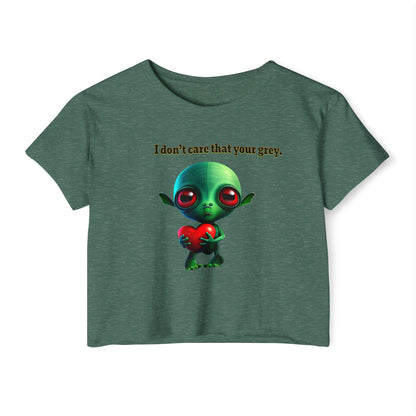 I don't care that your grey - Women's Festival Crop Top