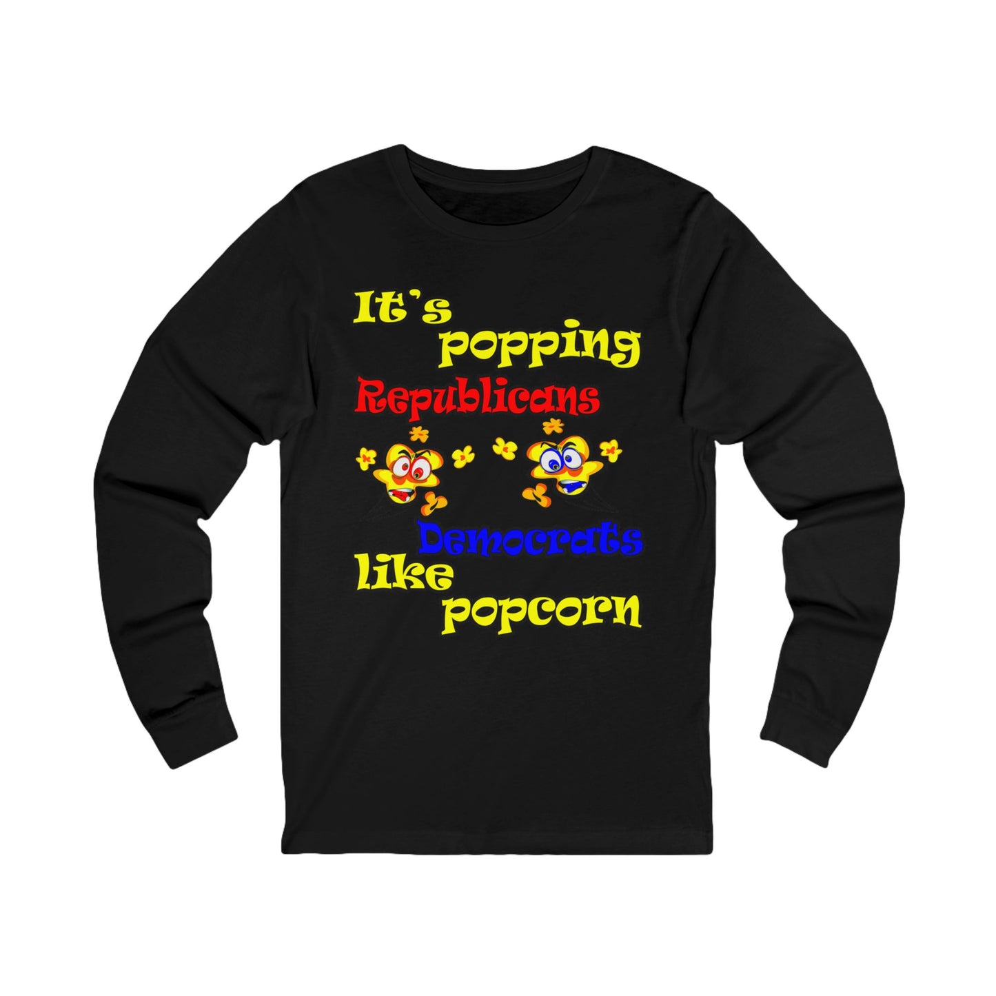 popping like popcorn - Unisex Jersey Long Sleeve Tee