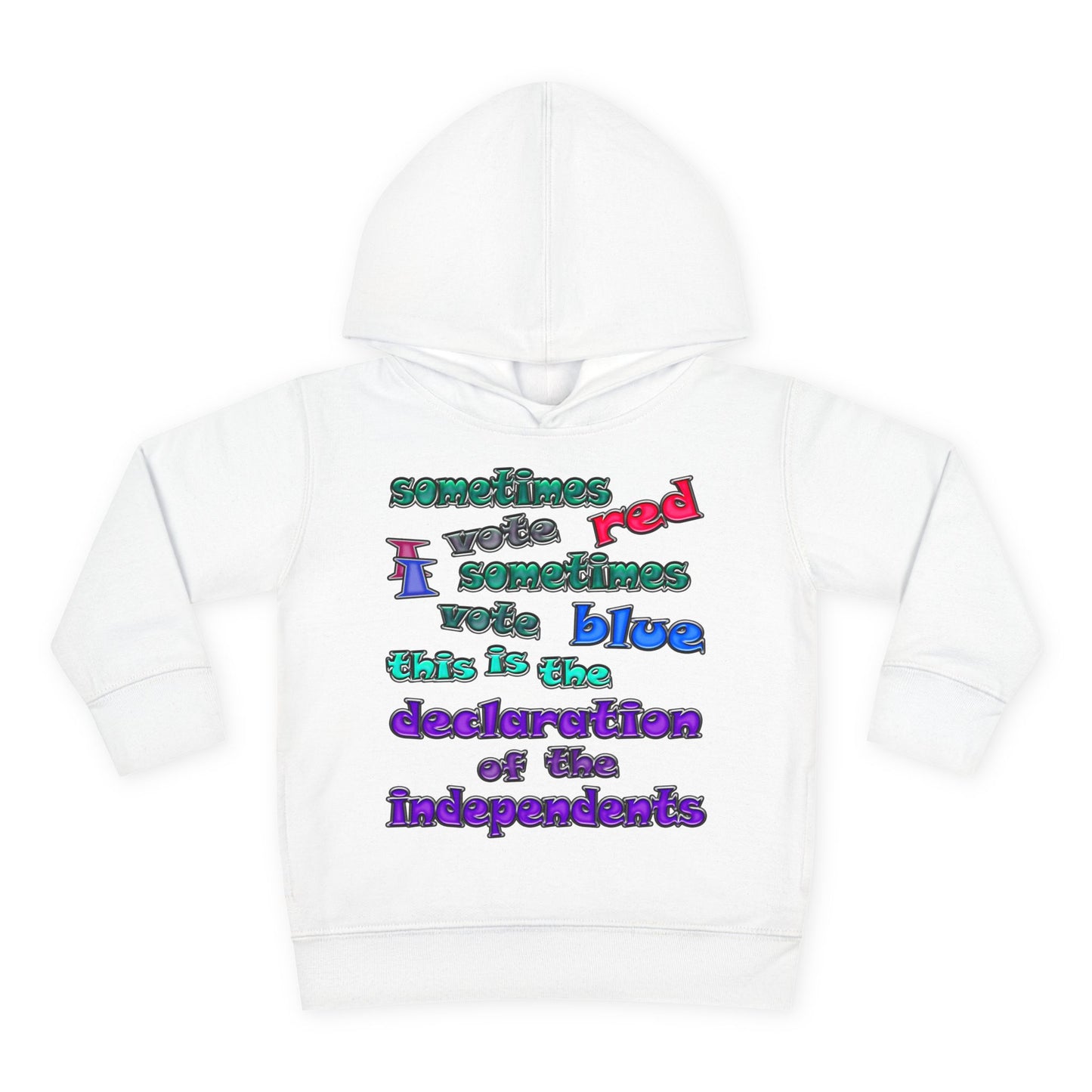 declaration of the independents - Toddler Pullover Fleece Hoodie