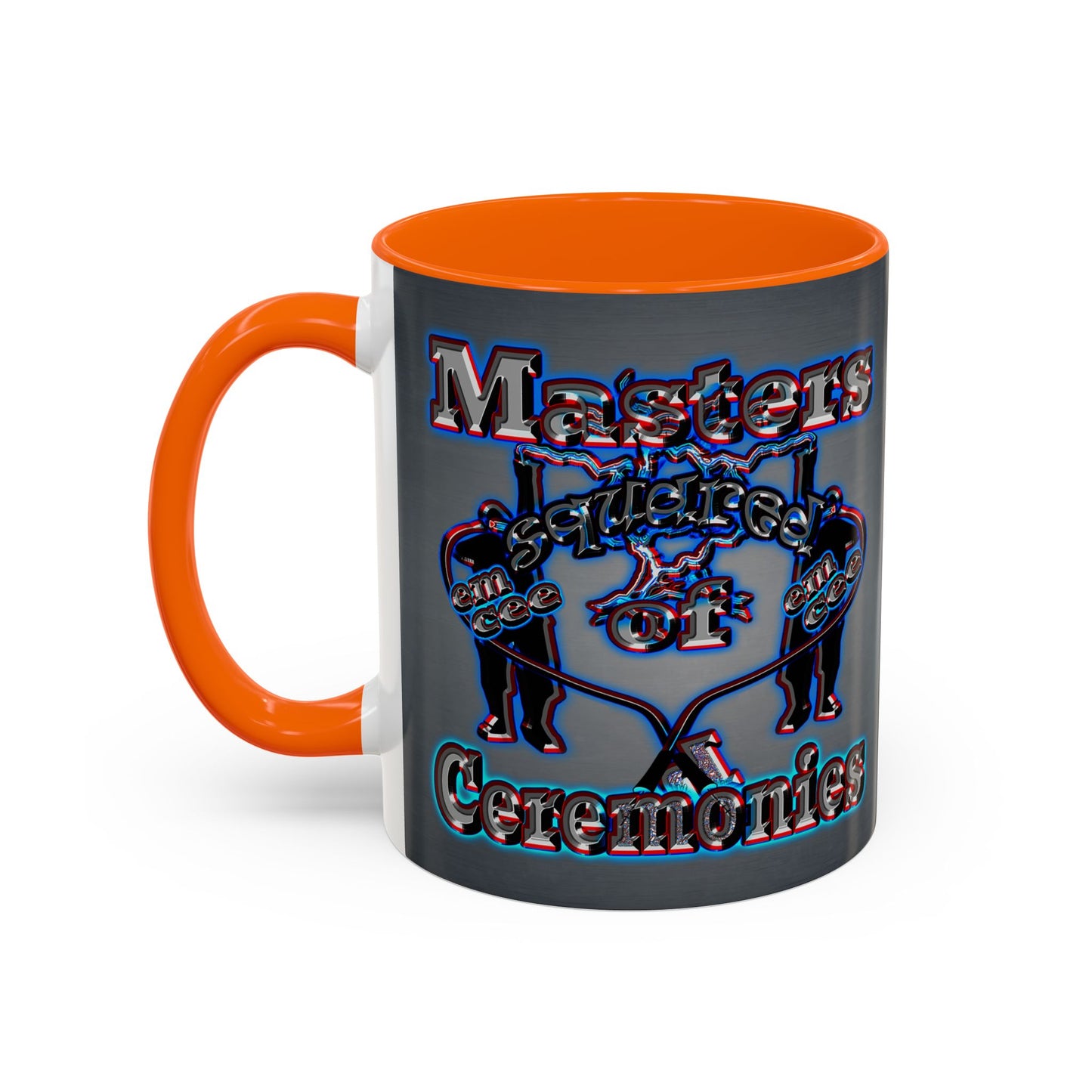em cee squared - Accent Mug (grey-light grey)