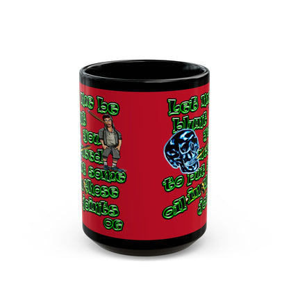 og - Black Mug (dark red)