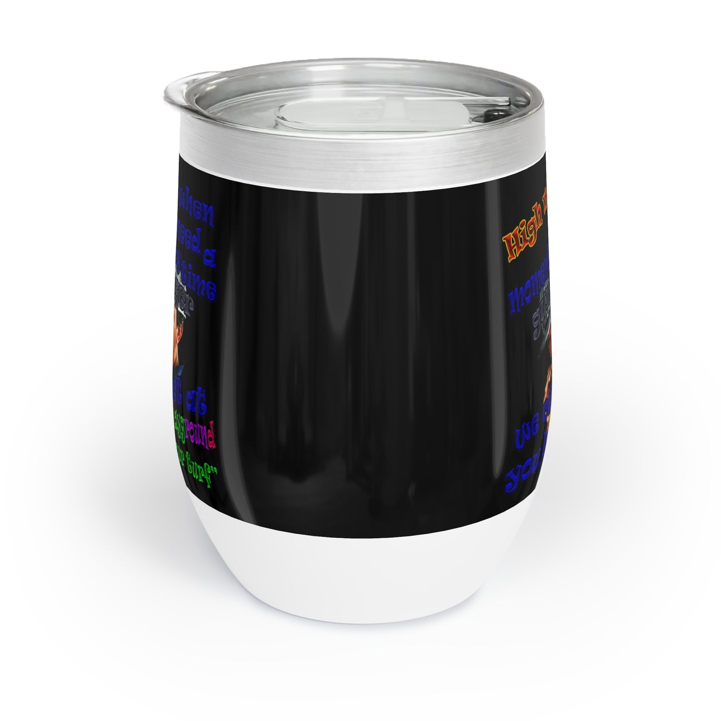 high noon - Chill Wine Tumbler (black)