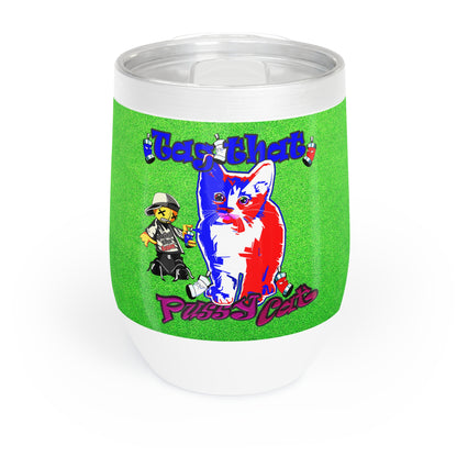 tag that - Chill Wine Tumbler (green turf)