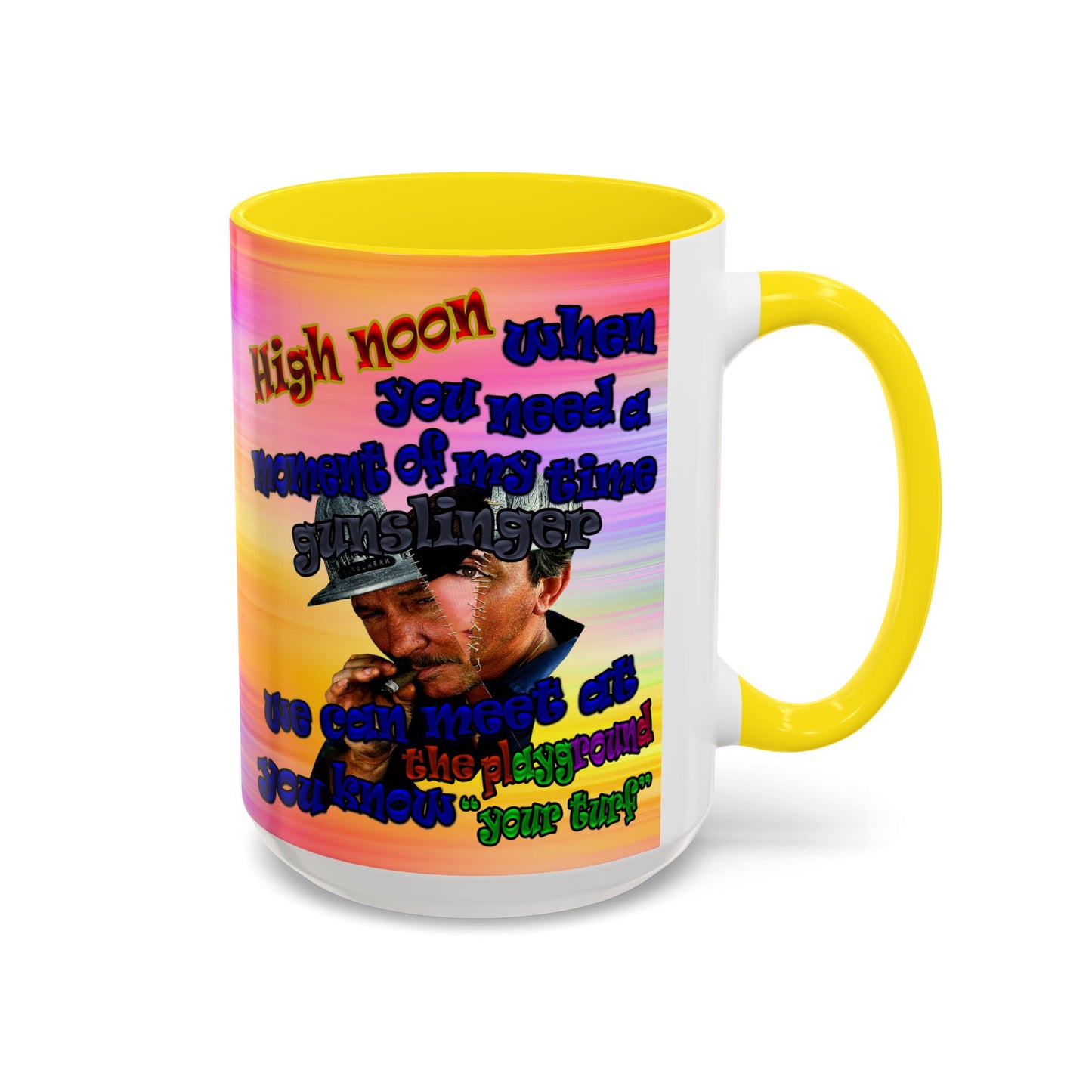 high noon - Accent Mug (color blur)
