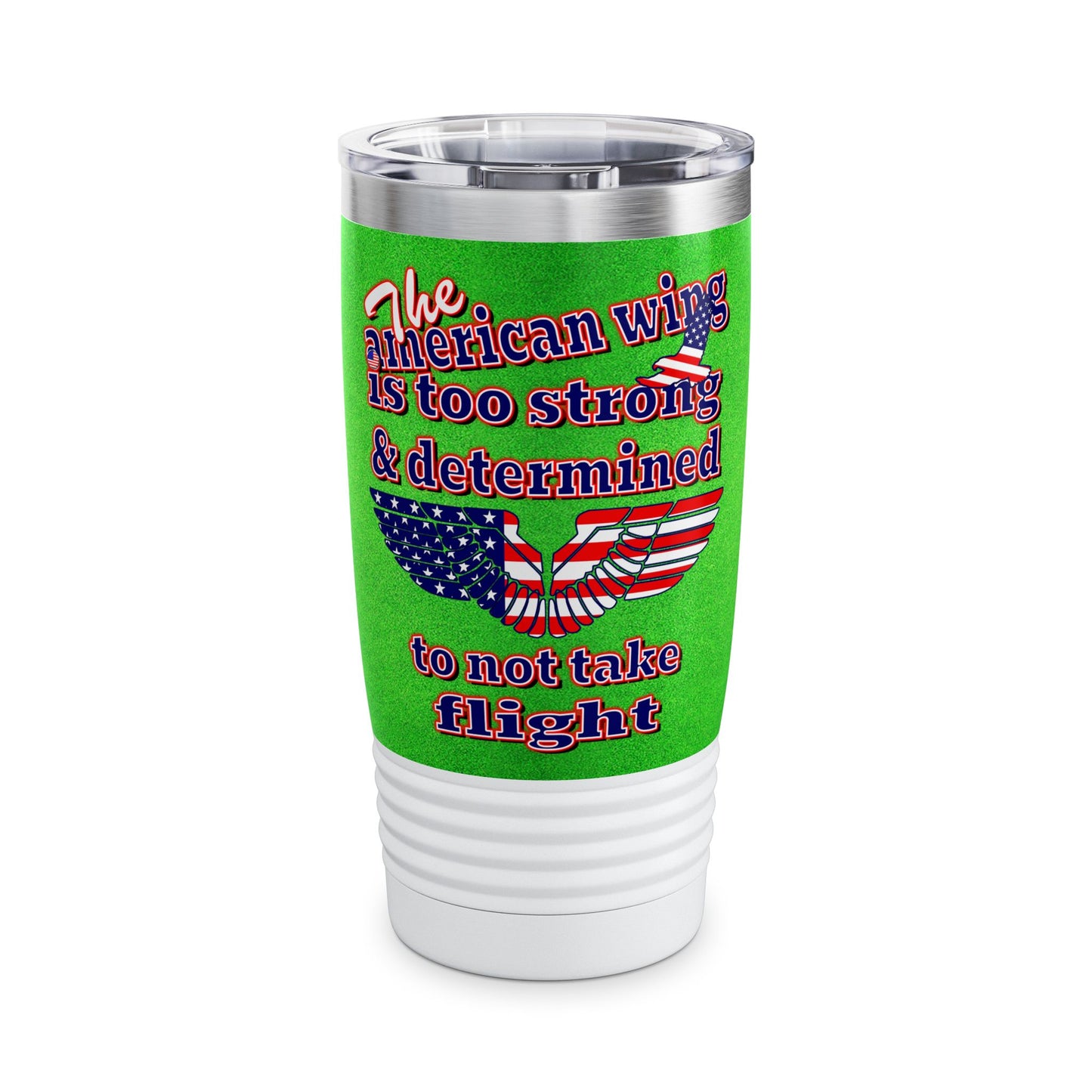american wing - Ringneck Tumbler, 20oz (green turf)