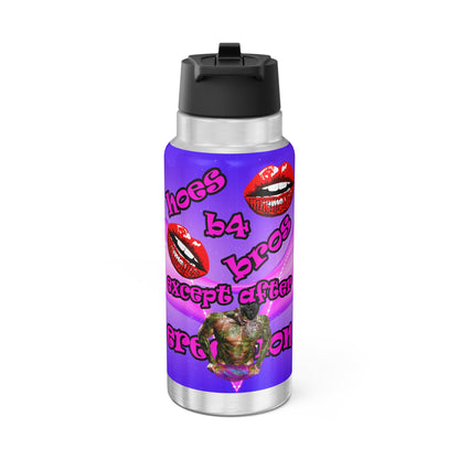 hoes b4 bros - Gator Tumbler, 32oz  (purple-pink wave)