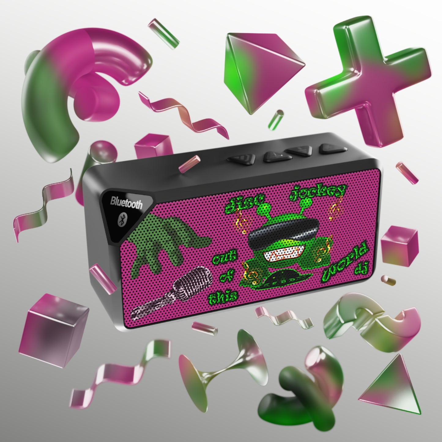 disc jockey - Jabba Bluetooth Speaker (pink)