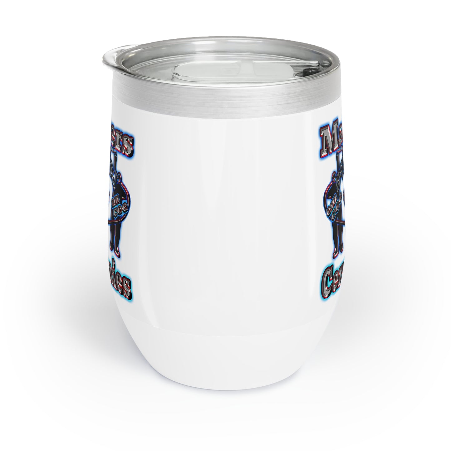 em cee squared - Chill Wine Tumbler (white)