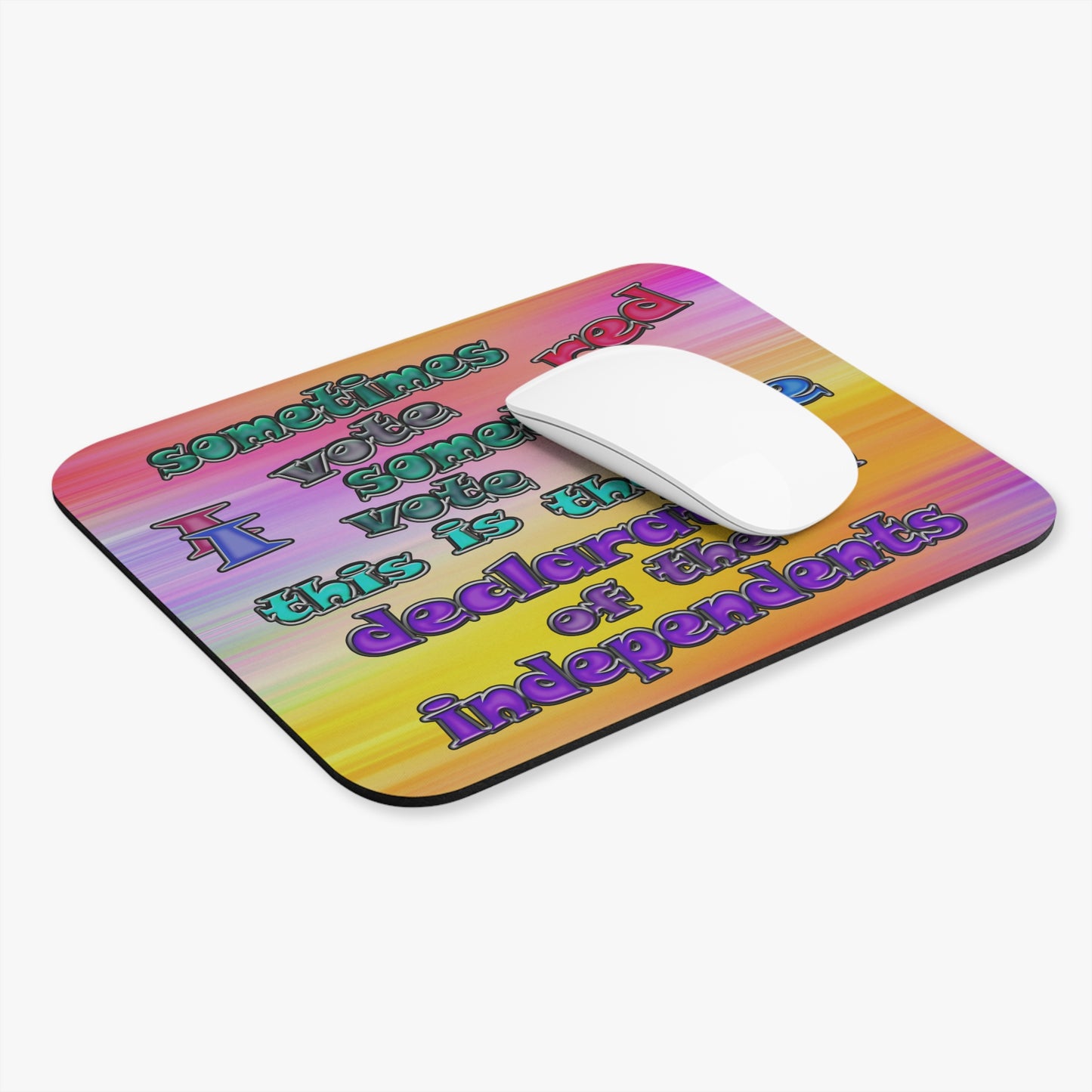 declaration of the independents - Mouse Pad (Rectangle) (color blur)
