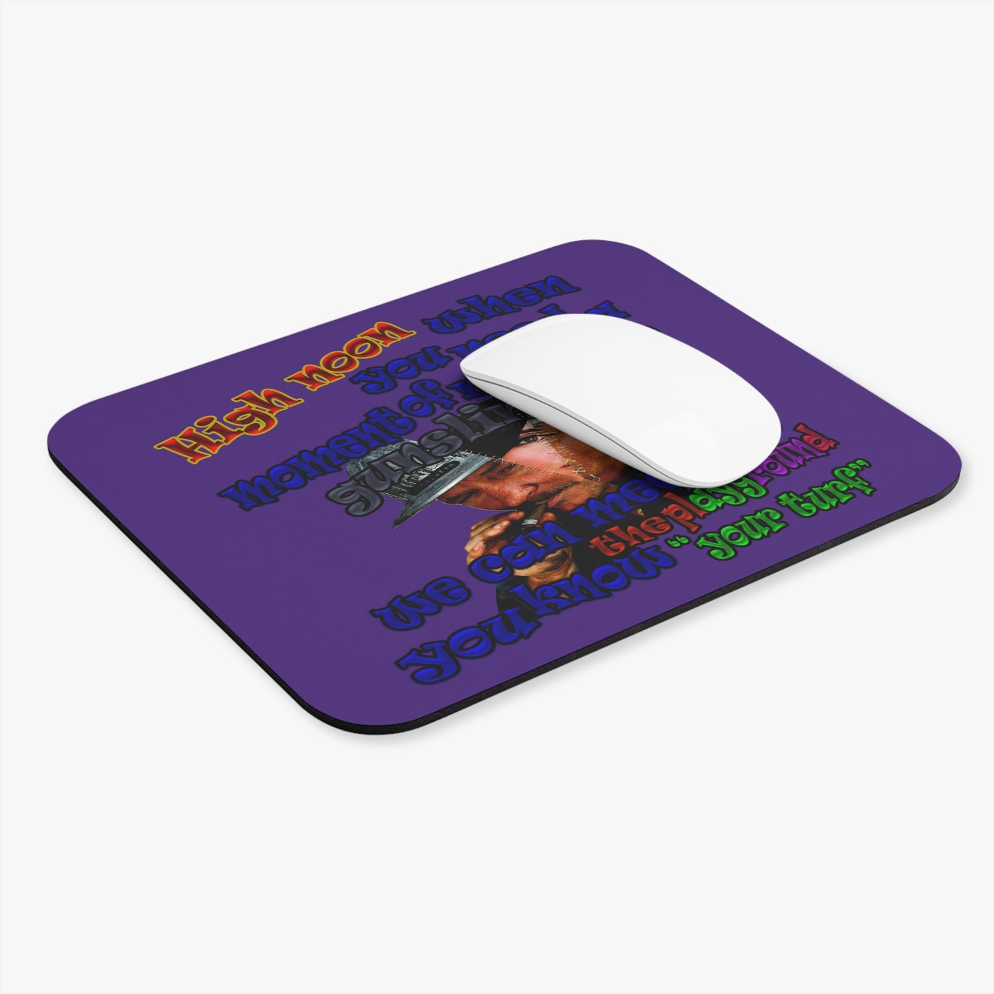 high noon - Mouse Pad (Rectangle) (purple)