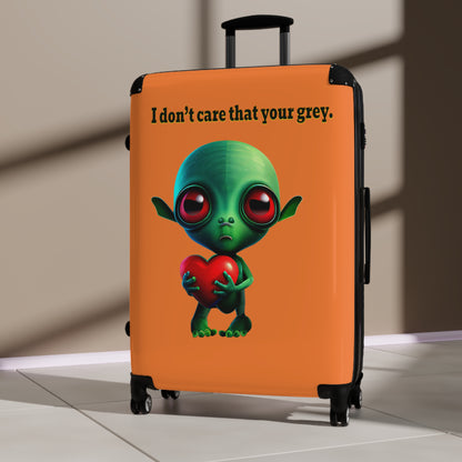 I don't care that your grey - Suitcase (crusta)