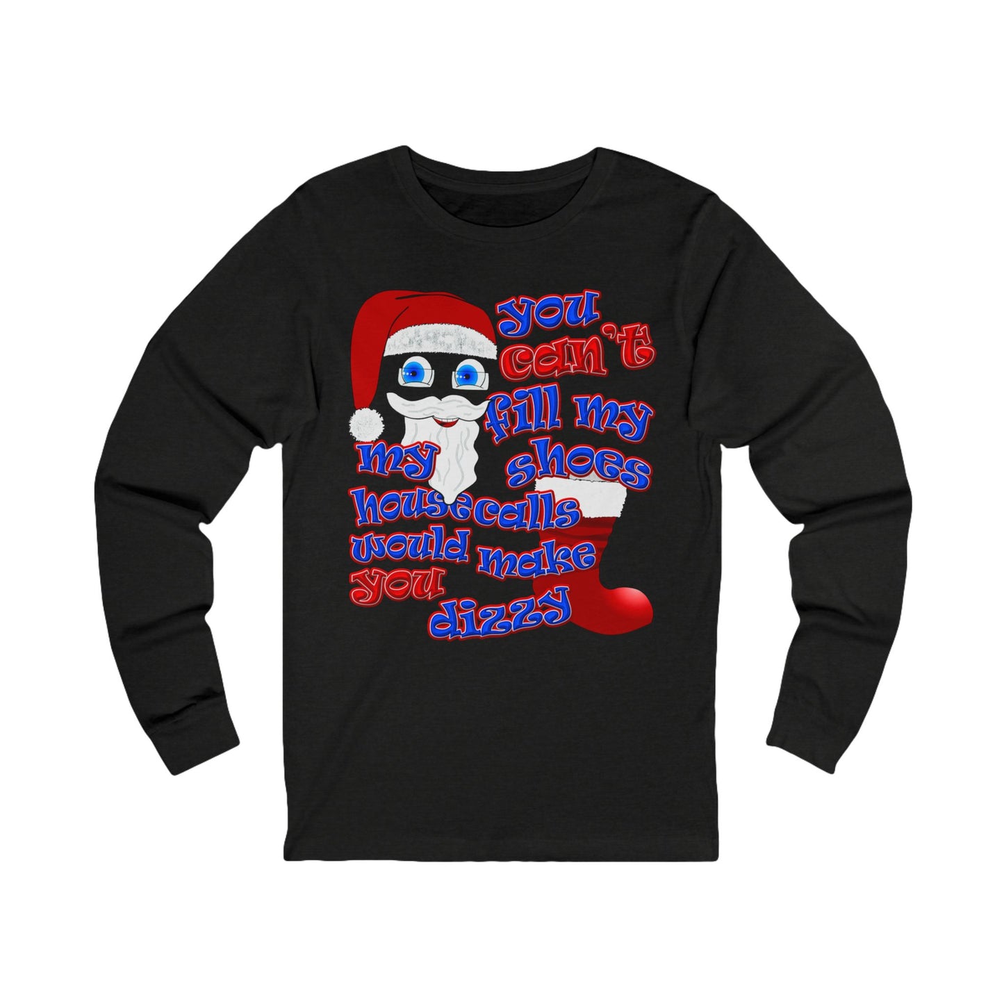 santa's shoes - Unisex Jersey Long Sleeve Tee