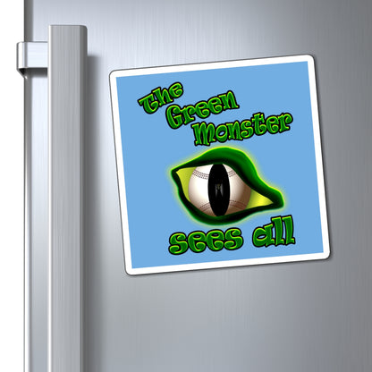 green monster - Magnets - (light blue)