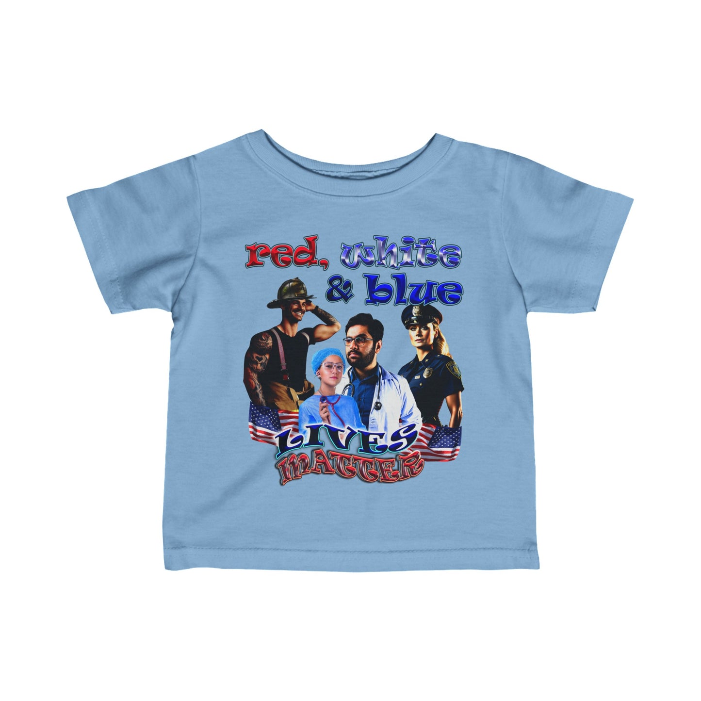 rw&b lives matter - Infant Fine Jersey Tee