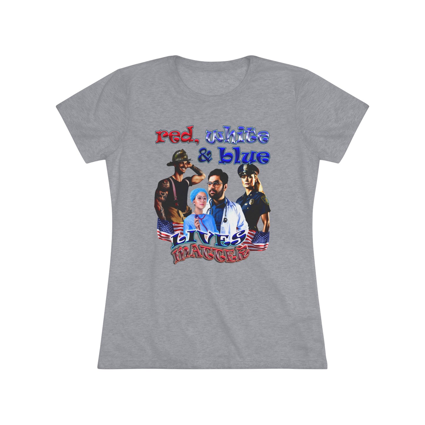rw&b lives matter - Women's Triblend Tee