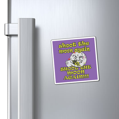 shoot the moon again - Magnets - (light purple)