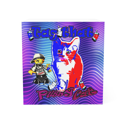tag that - note cube (purple wave)