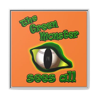 green monster - framed canvas art (crusta)