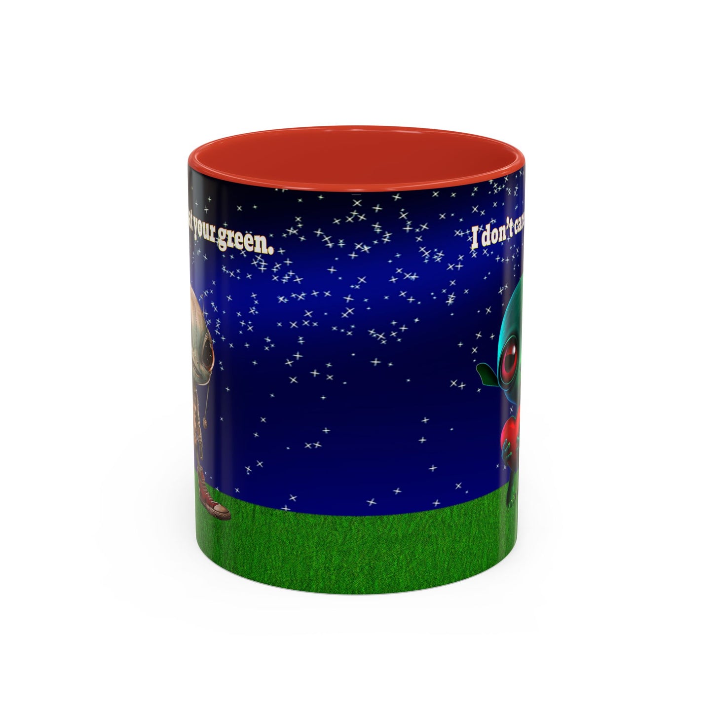 I don't care that your grey - Accent Mug ('snoops' background)
