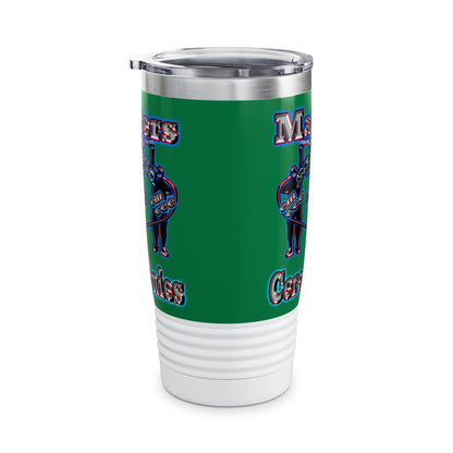 em cee squared - Ringneck Tumbler, 20oz (dark green)