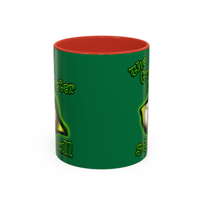 green monster - Accent Mug (dark green)
