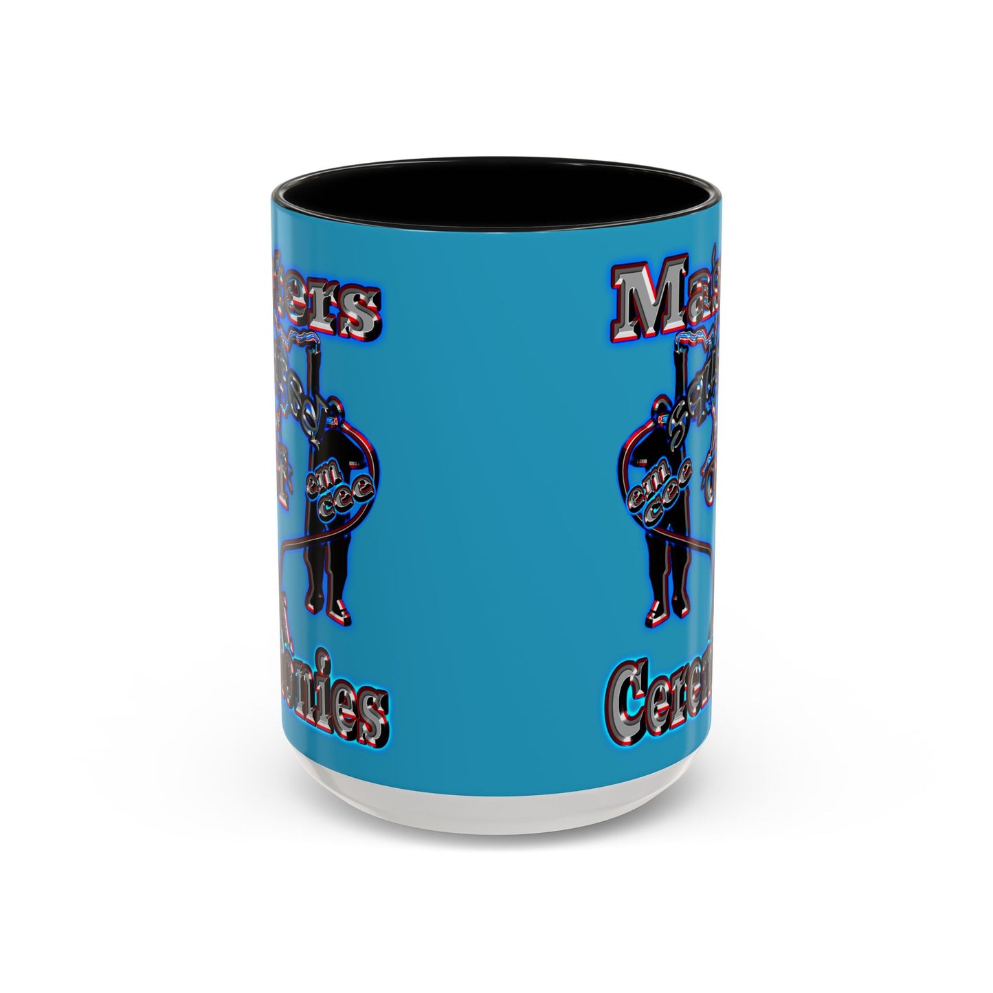 em cee squared - Accent Mug (turquoise)