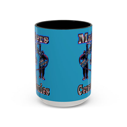 em cee squared - Accent Mug (turquoise)