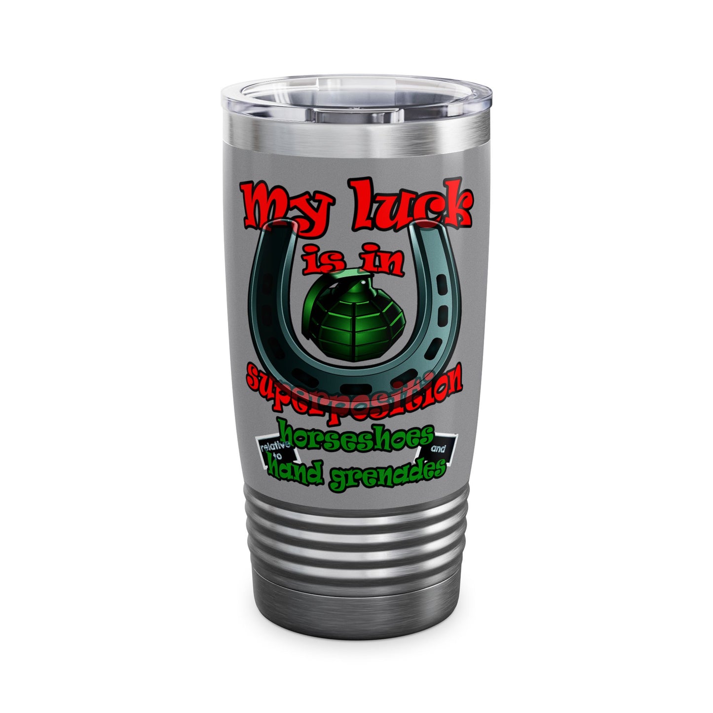 my luck - Ringneck Tumbler, 20oz (grey)