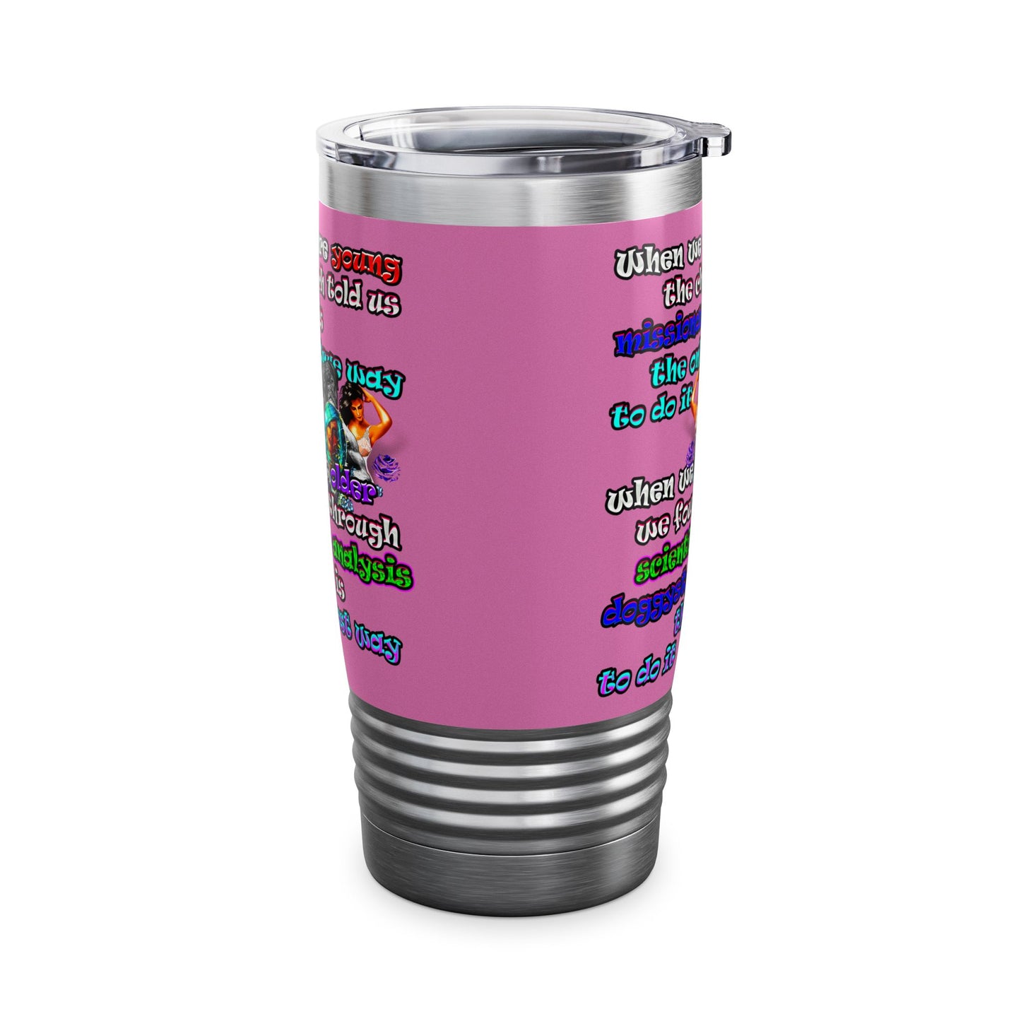doggystyle - Ringneck Tumbler, 20oz (light pink)