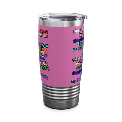 doggystyle - Ringneck Tumbler, 20oz (light pink)